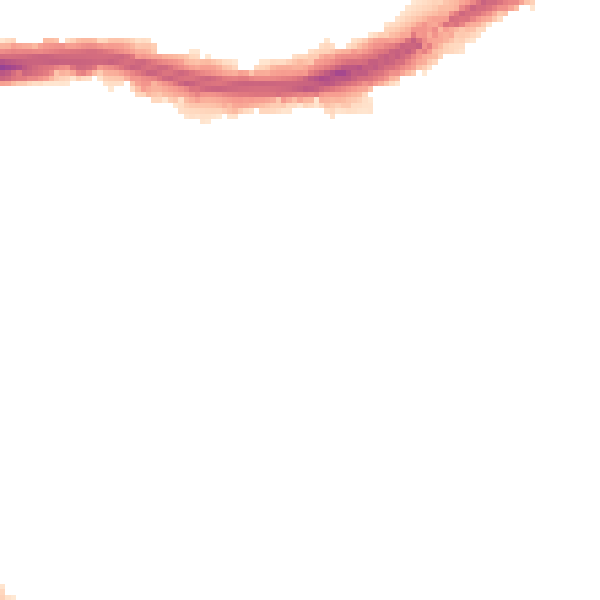 Night-time road noise heatmap for LS9 9JU