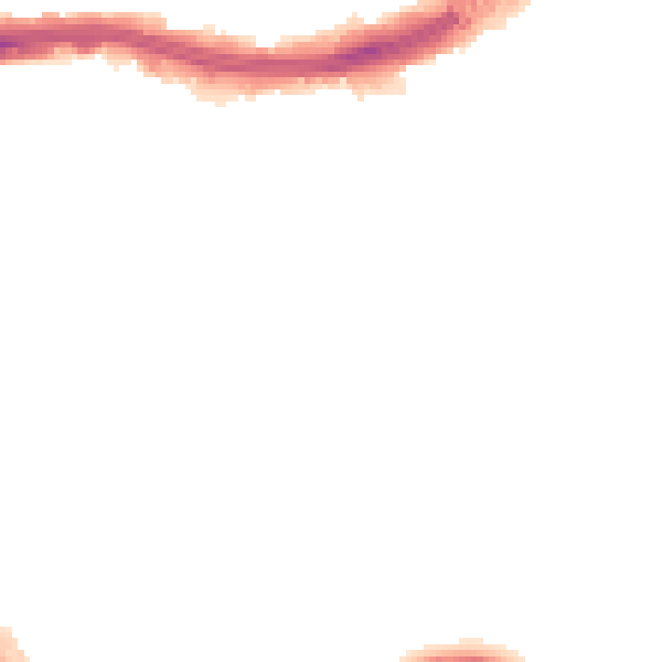 Night-time road noise heatmap for LS9 9JZ