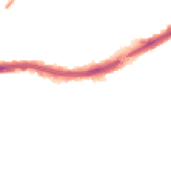 Night-time road noise heatmap for LS9 9LW