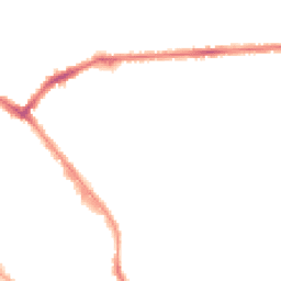 Night-time road noise heatmap for LU3 1AP