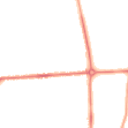 Night-time road noise heatmap for LU3 1LS