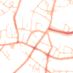 Daytime road noise heatmap for LU3 2LT