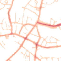 Daytime road noise heatmap for LU3 2NB