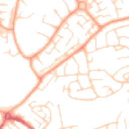 Daytime road noise heatmap for LU3 2TP
