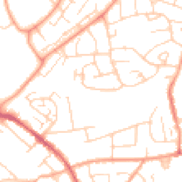 Daytime road noise heatmap for LU3 2TR