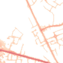 Daytime road noise heatmap for LU3 3FG