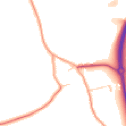 Daytime road noise heatmap for LU3 3PR