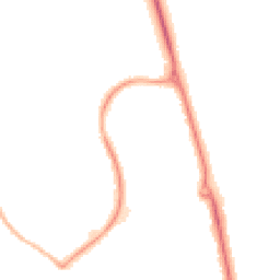 Night-time road noise heatmap for LU3 4EX