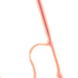 Night-time road noise heatmap for LU3 4EZ