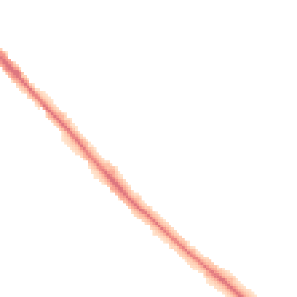 Night-time road noise heatmap for LU5 4BB