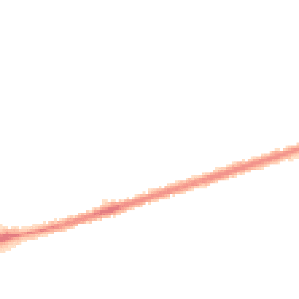 Night-time road noise heatmap for LU5 4PE