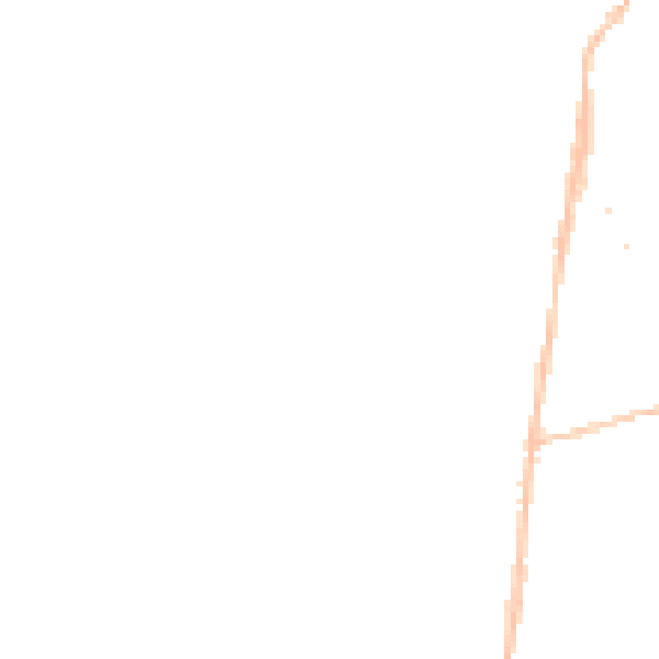 Night-time road noise heatmap for LU5 6BB