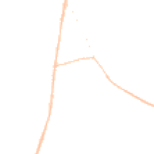 Night-time road noise heatmap for LU5 6EF