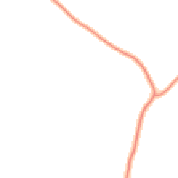 Daytime road noise heatmap for LU5 6LL