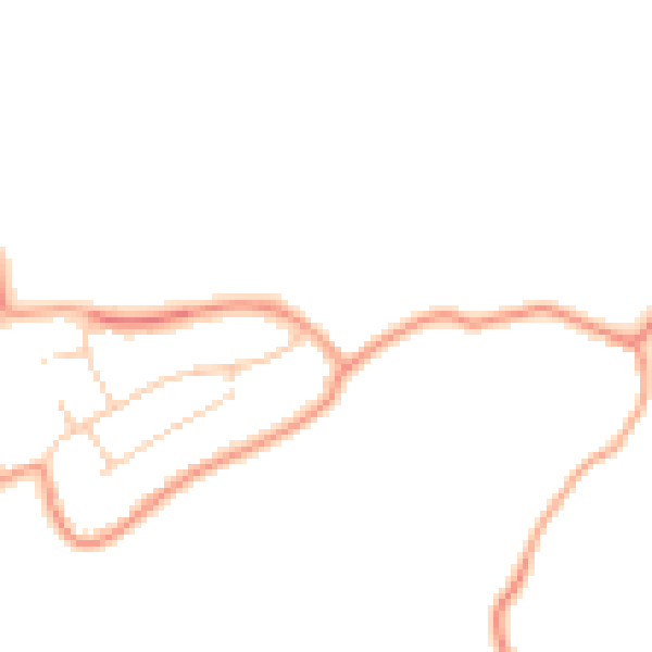 Daytime road noise heatmap for LU5 6NU