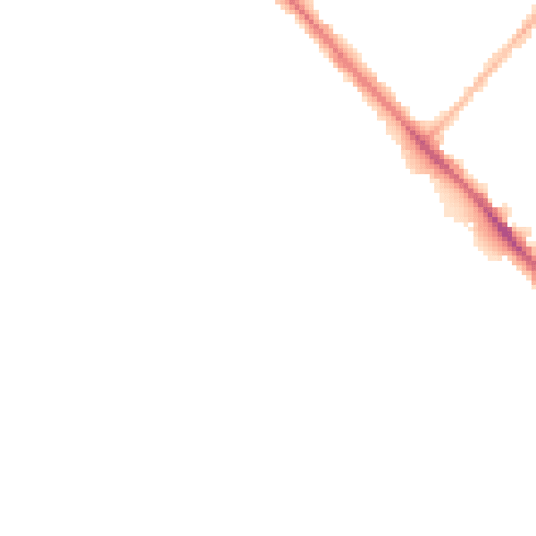 Night-time road noise heatmap for LU6 1BB