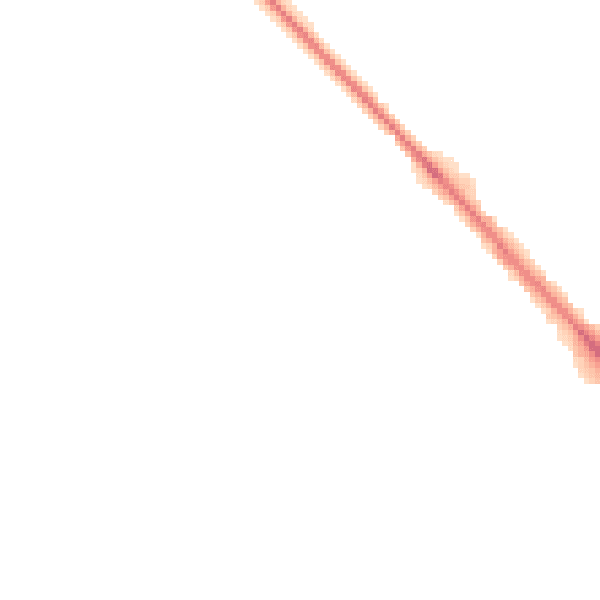 Night-time road noise heatmap for LU6 1BH