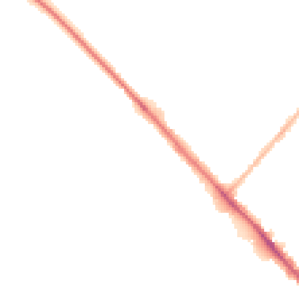 Night-time road noise heatmap for LU6 1BQ