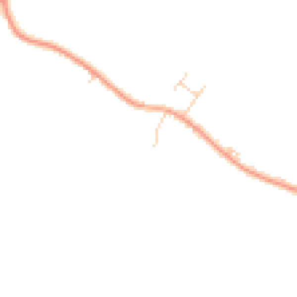 Daytime road noise heatmap for LU6 1GN