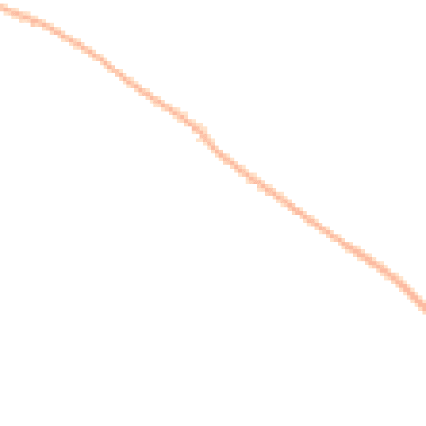 Night-time road noise heatmap for LU6 2BA