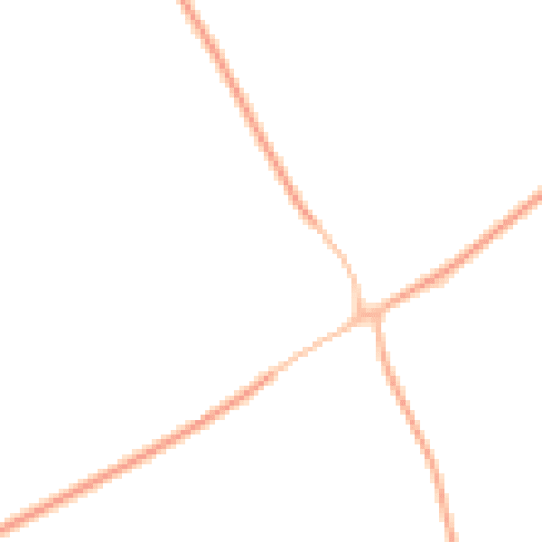 Night-time road noise heatmap for LU6 2EJ