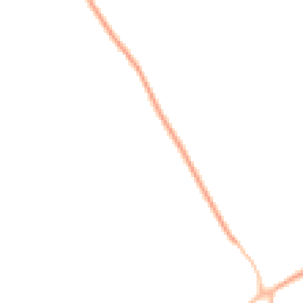 Night-time road noise heatmap for LU6 2EL
