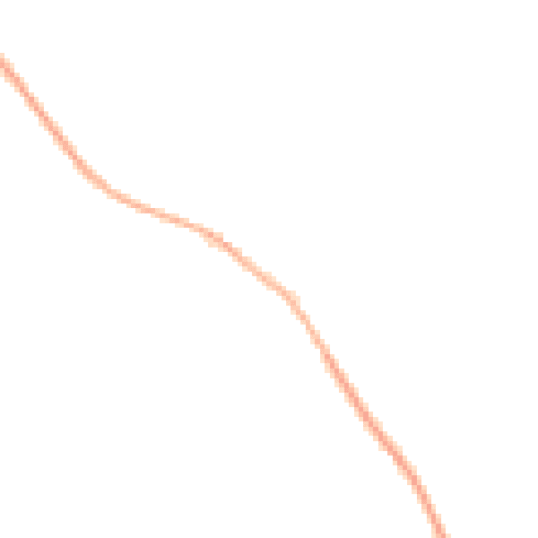 Night-time road noise heatmap for LU6 2EP