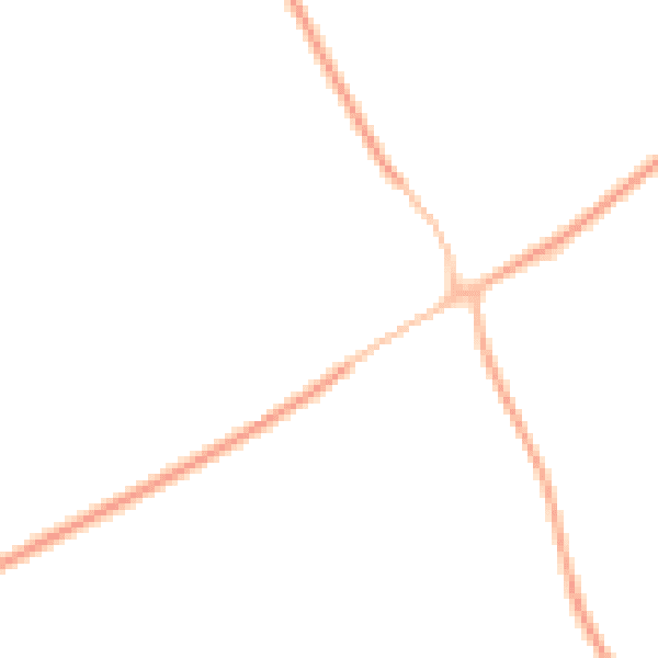 Night-time road noise heatmap for LU6 2EQ