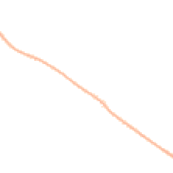 Night-time road noise heatmap for LU6 2HA