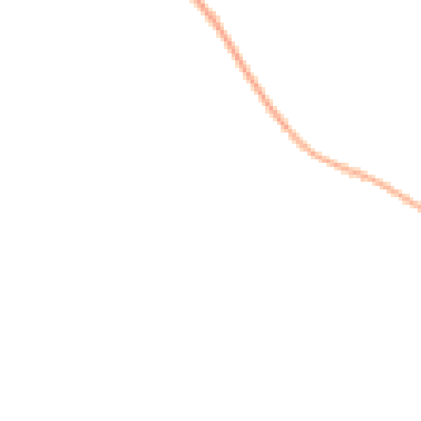 Night-time road noise heatmap for LU6 2HF
