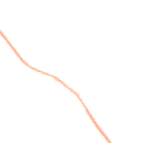 Night-time road noise heatmap for LU6 2HU