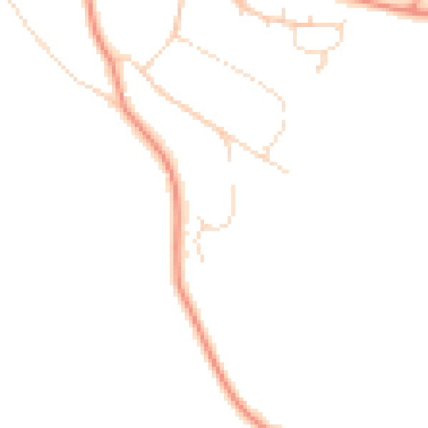 Daytime road noise heatmap for LU6 2PD