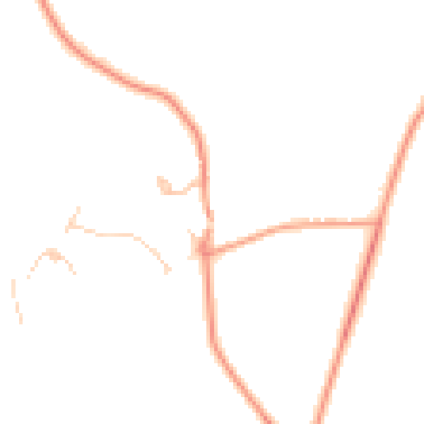 Daytime road noise heatmap for LU6 2QG