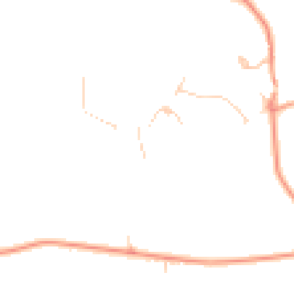 Daytime road noise heatmap for LU6 2QN