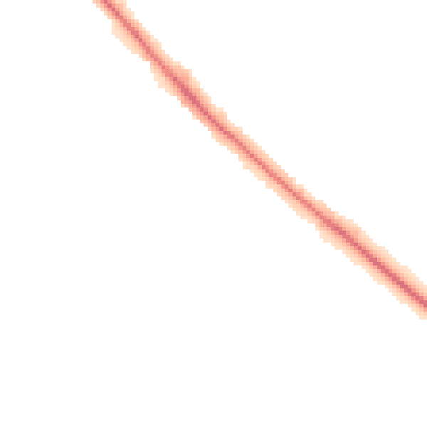 Night-time road noise heatmap for LU6 3EU