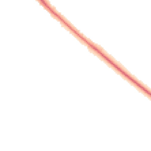 Night-time road noise heatmap for LU6 3LY