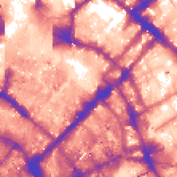 Daytime road noise heatmap for M1 1AF