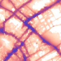 Daytime road noise heatmap for M1 1AR