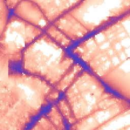 Daytime road noise heatmap for M1 1AU