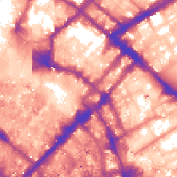 Daytime road noise heatmap for M1 1BY