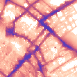 Daytime road noise heatmap for M1 1DB