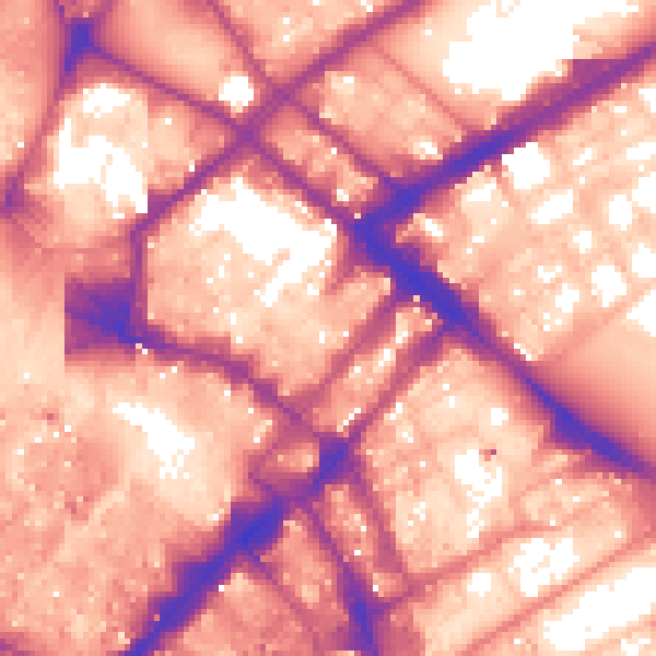 Daytime road noise heatmap for M1 1DF