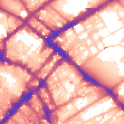 Daytime road noise heatmap for M1 1EE