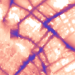 Daytime road noise heatmap for M1 1JJ