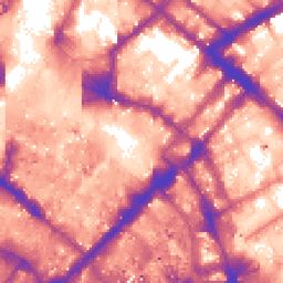 Daytime road noise heatmap for M1 1LS