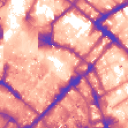 Daytime road noise heatmap for M1 1LT