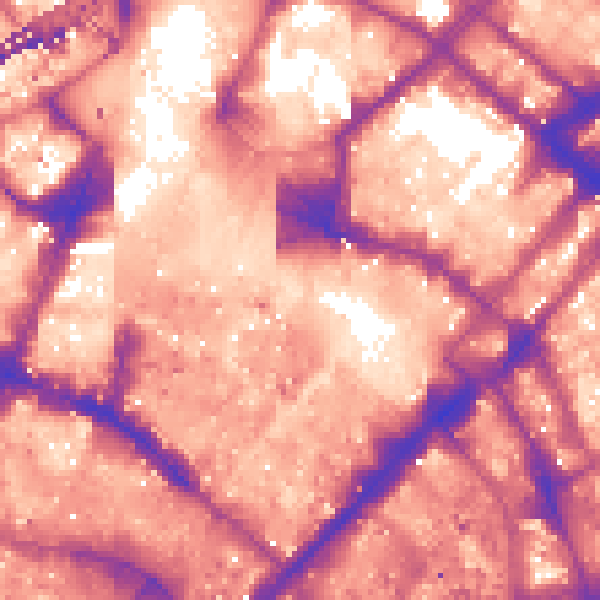 Daytime road noise heatmap for M1 1PB