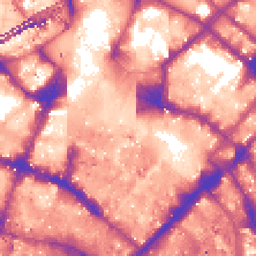 Daytime road noise heatmap for M1 1PN