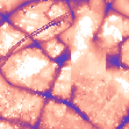 Daytime road noise heatmap for M1 1PX