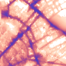 Daytime road noise heatmap for M1 2HH